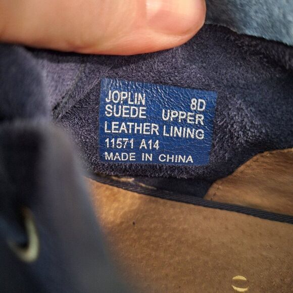 POLO RALPH LAUREN Men's Joplin  Suede Chukka Boot Navy 8 - Picture 7 of 9